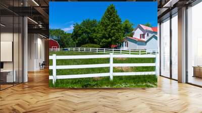 u.s.a. missouri, a farm along the route 66 near bourbon Wall mural