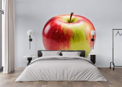 Delicious fresh apple over isolated white background Wall mural