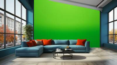 Minimalist Green Gradient Background for Design Wall mural