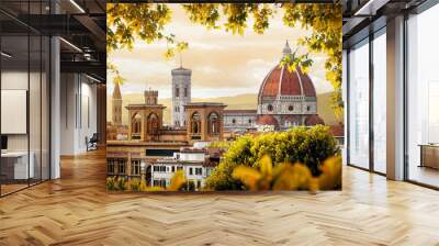 Cathedral in Florence Wall mural