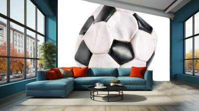 Deflated soccer ball Wall mural