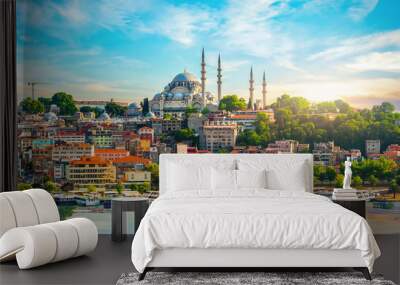 Golden horn bay Wall mural