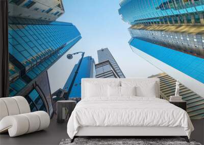 modern business center in hongkong Wall mural