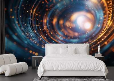 golden luxury glitter background Wall mural