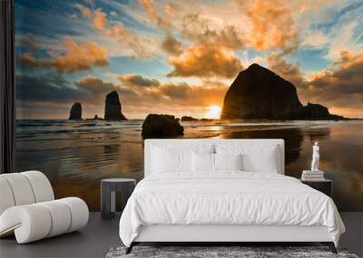 Haystack Rock Wall mural