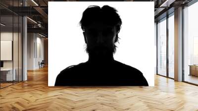 Male person silhouette Wall mural