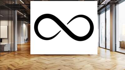 Variable Infinity symbol isolated PNG Wall mural