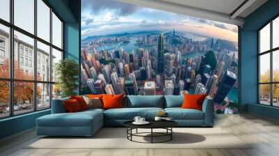 Minneapolis minnesota usa cityscape aerial city Ultra realistic Photorealistic  Wall mural