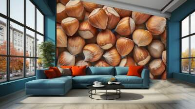 hazelnut background Wall mural