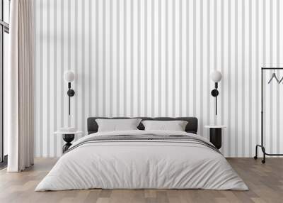 Grey and white vertical stripes background Wall mural