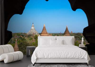 Pagodas and Temples in Bagan Wall mural