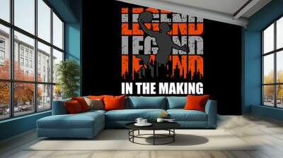 Legend In The Making, Basketball sport graphic for young design t shirt print. Wall mural