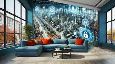 Operational Technology (OT) Security Wall mural