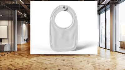 Blank Baby Bib for branding and mock up, 3d render illustration Wall mural