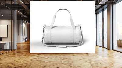 Blank  Fordable Gym Cardio Fitness Duffel Bag for branding. 3d illustration. Wall mural