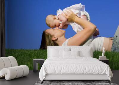 mother and baby Wall mural