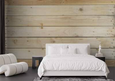 Crate texture background, wood planks. Grunge wood Wall mural