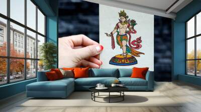 Faith and religion. Hinduism. Wall mural