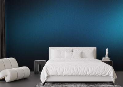 Vivid Blue Gradient with Noise Texture Wall mural