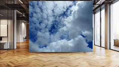 apart of cloud on blue sky 19 Wall mural