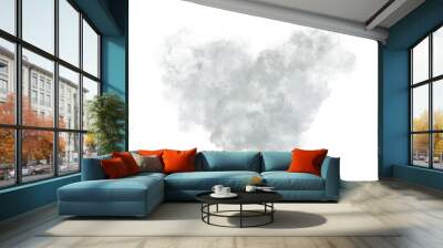 realistic smoke shape isolated on transparency background ep 05 Wall mural