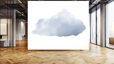 watercolor blue cloud isolated on transparency background ep11 Wall mural