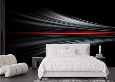  Gray and red speed abstract technology background
 Wall mural