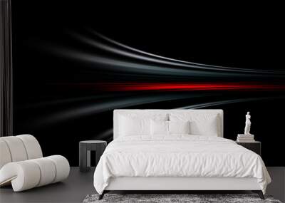  Gray and red speed abstract technology background
 Wall mural