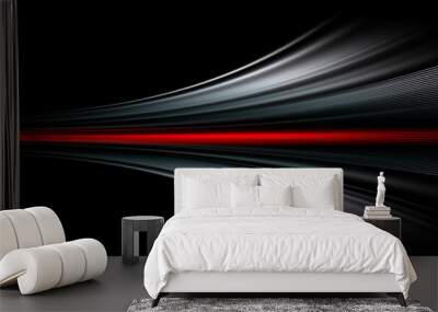  Gray and red speed abstract technology background
 Wall mural