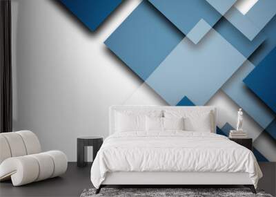 Abstract Squares design background Wall mural