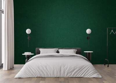 Elegant dark emerald green background with black shadow border and old vintage grunge texture design
 Wall mural