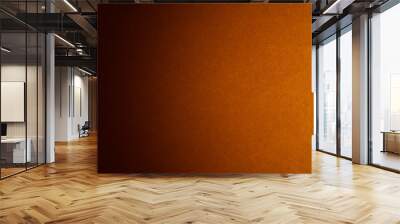 Horizontal yellow and orange grunge texture cement or concrete wall banner, blank background Wall mural