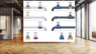 Transportation, delivery, transit of natural gas or petroleum on pipeline between supplier and importer. Gas control equipment. Natural gas supplies. Oil gas industry sanctions, embargo Wall mural