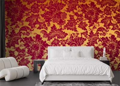 An image of seamless bright gothic Venice wallpaper background texture Wall mural