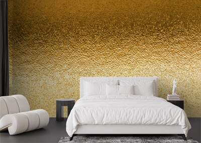 Shiny yellow gold texture background Wall mural