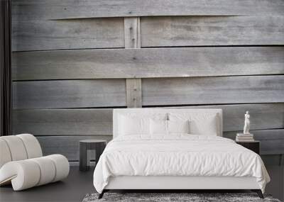 Wood plank fence Wall mural