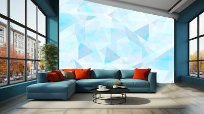 blue graphic design Wall mural