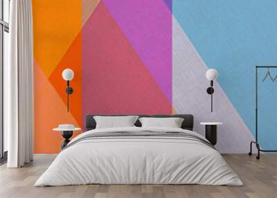 graphic paper design Wall mural