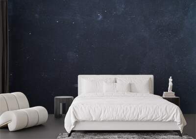 Dust and scratches design. Dark blue abstract background. Night sky effect. Copy space. Wall mural