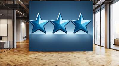 blue star Wall mural