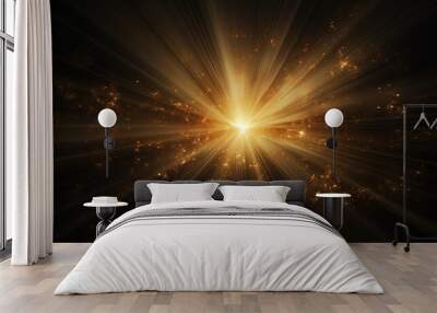 explosion of light Wall mural