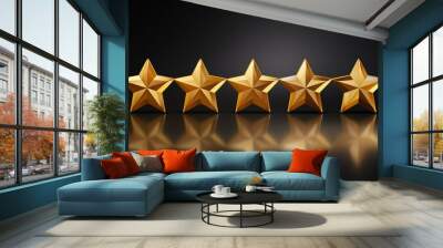 gold star Wall mural