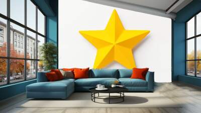 gold yellow star Wall mural