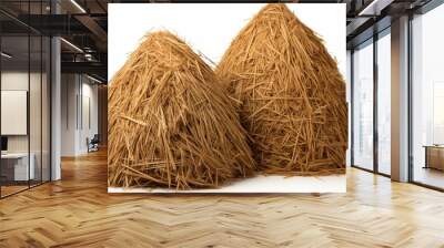 pile of dried straw Wall mural