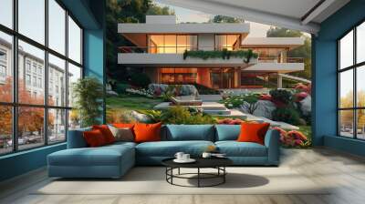 modern house  Wall mural