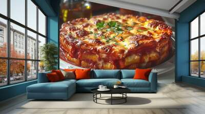 pie with vegetables Wall mural