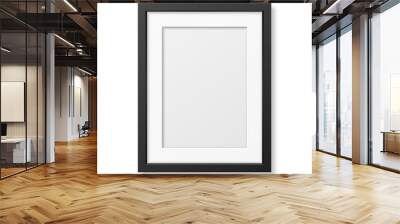 realistic black frame a4 Wall mural