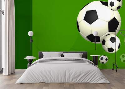 soccer football design Wall mural