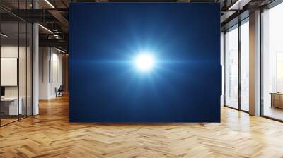 blue light background Wall mural