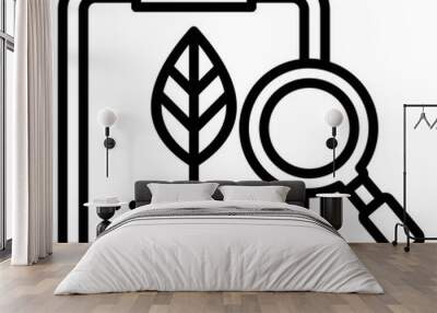 Environmental Assessment  Icon Element For Design Wall mural